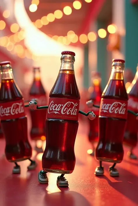 Coca cola dancing