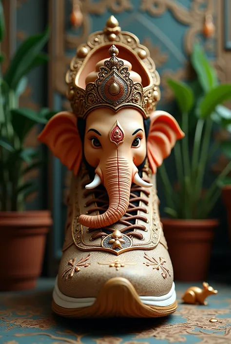 Shoe inspired by the goddess Ganesha
