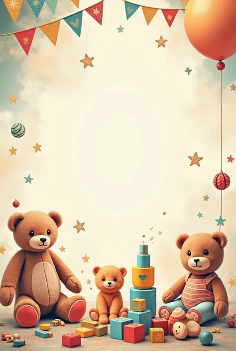 wallpaper with toys 