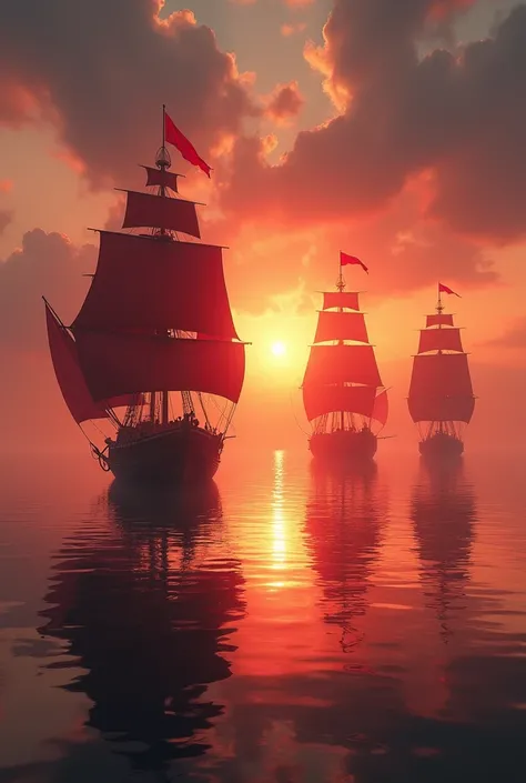 17. The Pirate Fleet at Dawn

Settings: ISO 200, f/8, 35mm, 1/125 sec.
Scene: A serene shot of the Red Flag Fleet at dawn, with the sun rising over the horizon. The water is calm, and the ships are silhouetted against the vibrant sky, symbolizing the power...