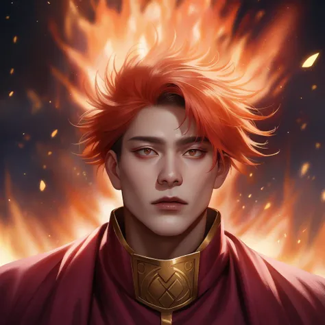  judgement of the holy flame, domain expansion Forbidden volcano of the holy sun, jujutsu kaisen, realistic anime