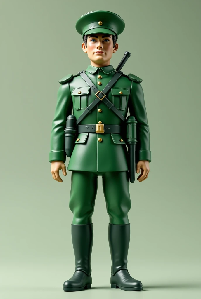 green toy soldier
