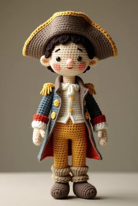 Cute Spanish crochet soldier from 1820