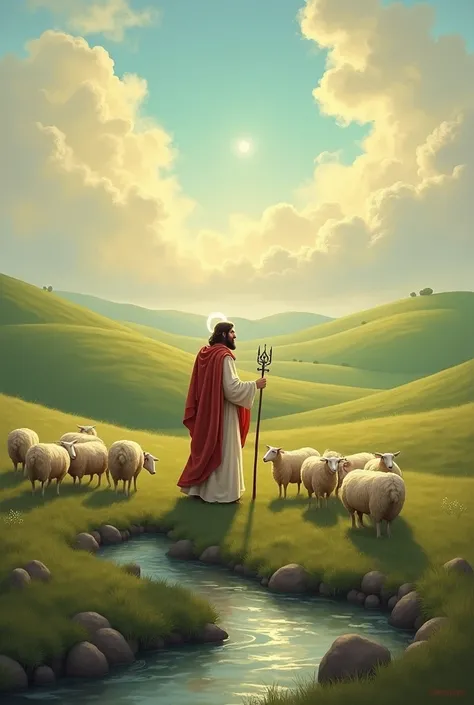 The Lord is my shepherd; I shall not want