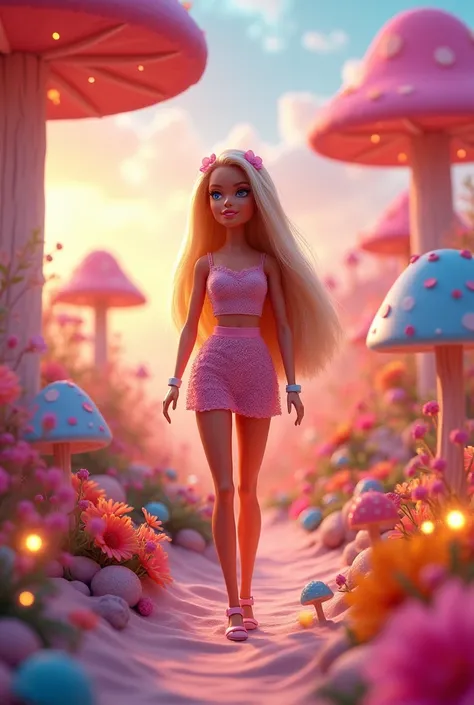 orange Barbie wonderland 


