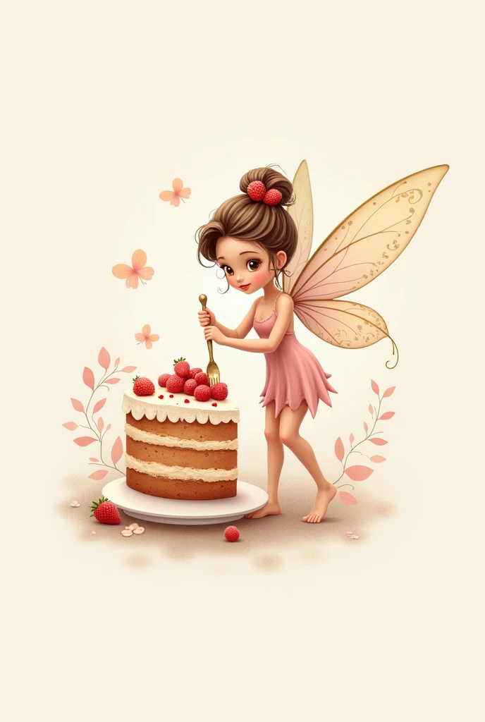 I want a logo that is a fairy to represent the saying "fairy hands" to make cakes 