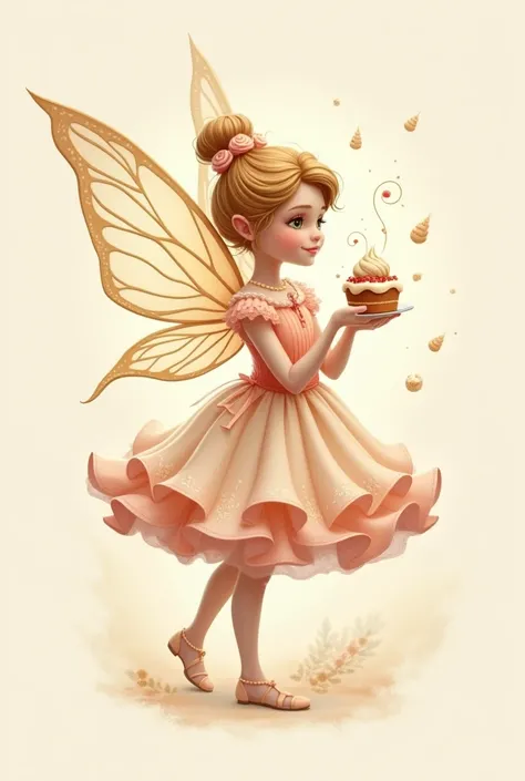 I want a logo that is a pastry fairy to represent the saying "fairy hands" to make cakes 