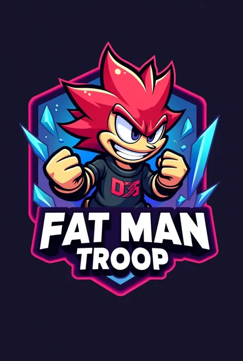 CRIE UMA LOGO PARA UM TIME DE E-SPORTS SOBRE O JOGO BRAW STARS COM A FOTO DO SPIKE
COM O NOME DO TIME: Fat Man Troop 