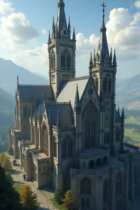 Mix a castle with a cathedral