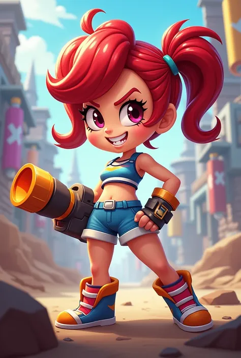 Penny from the game Brawl Stars hot