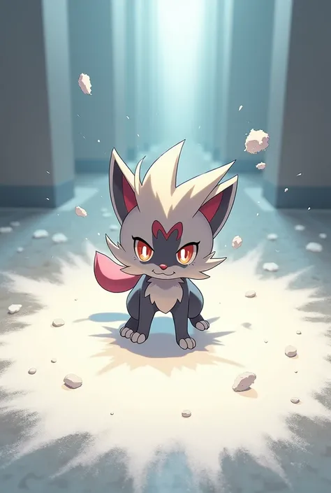 Flour floor , anime pokemon using the illusion ability
