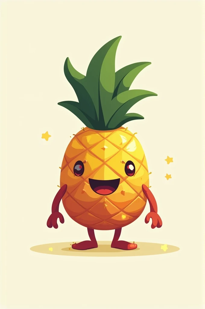 Pineapple apple style logo