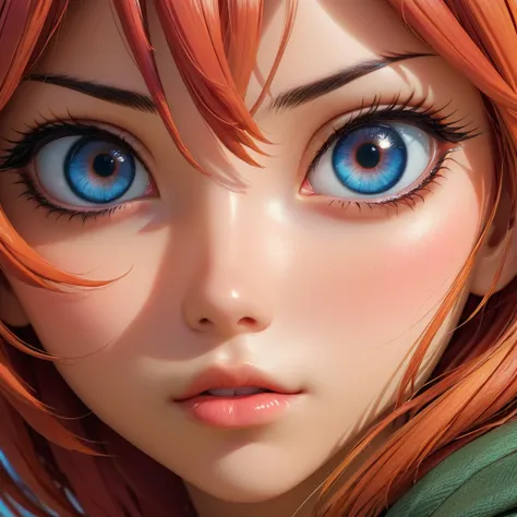 snthwve style, nvinkpunk Closeup face portrait of (((sks person))), smooth soft skin, big dreamy eyes, beautiful intricate colored hair, symmetrical, anime wide eyes, soft lighting, detailed face, by makoto shinkai, stanley artgerm lau, wlop, rossdraws, co...