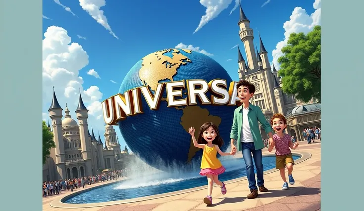 Universal Studios Japan　Universal Studios Japan Theme Park　family　smile　Father　daughter　People Main