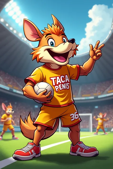 a mascot of the Taca Penis football team