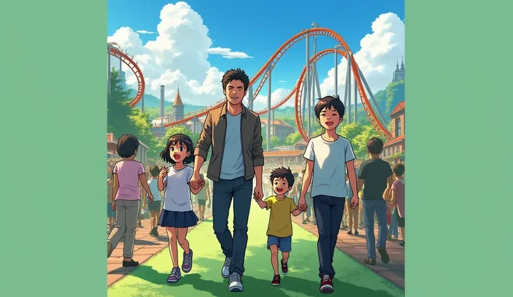 Universal Studios Japan　Universal Studios Japan Theme Park　family　smile　Father　daughter　People Main　Attractions　Roller Coaster