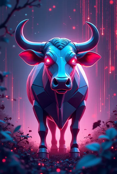 Illustration of a crypto cow