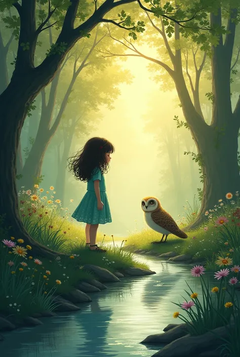 ### **Page 1:**
**Illustration:** A young girl named Mira standing in front of a mirror, looking a bit unsure.


### **Page 2:**
**Illustration:** Mira walking through a forest with soft sunlight filtering through the trees.


### **Page 3:**
**Illustratio...