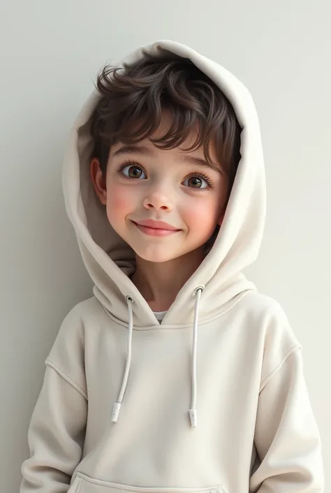 A boy with  white hoodie 
R
ealistic 