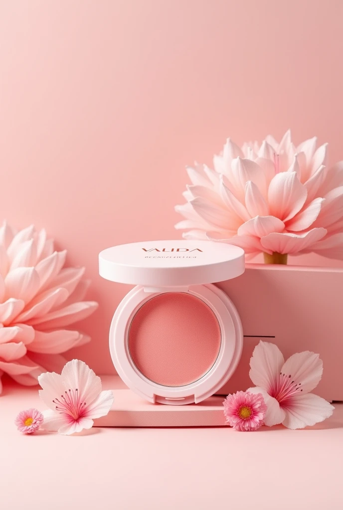 Blush that bears the name VALIDA SKIN on its packaging 