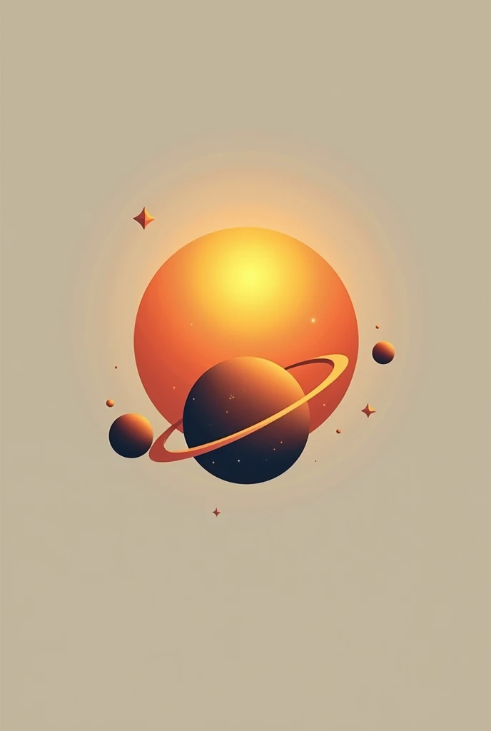 No . 1 logo with sun , mercury , venus planet