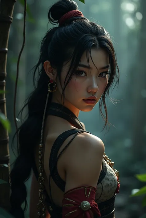 creates Mulan, a warrior from ancient China hiding because she was forbidden to return home and 
