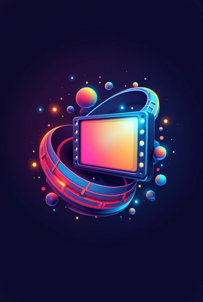  Creative colorful logo for cinema