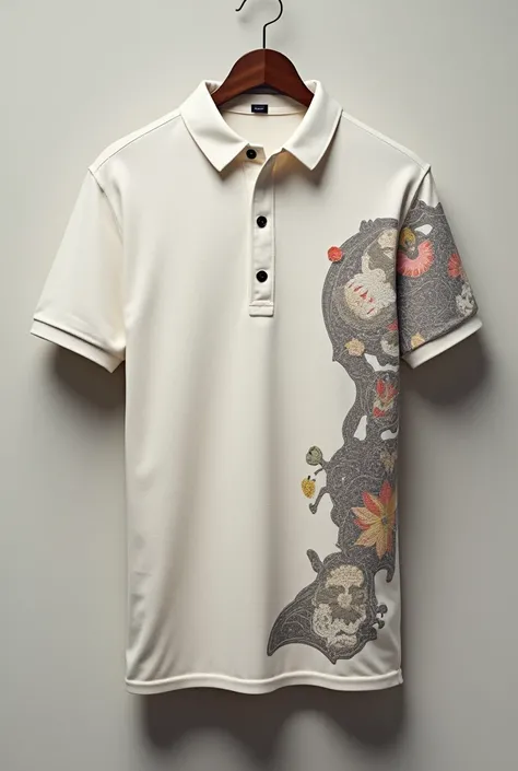 Plain Polo Tshirt with design modifications