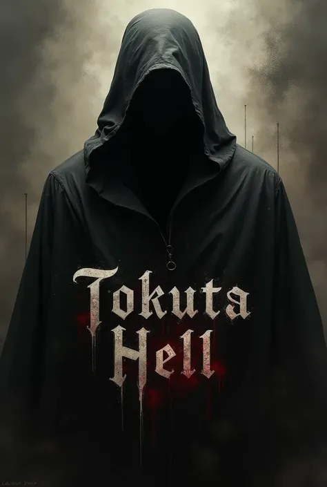 A Nazi with his face covered by a black cloth with the sign "Tokuta hell 