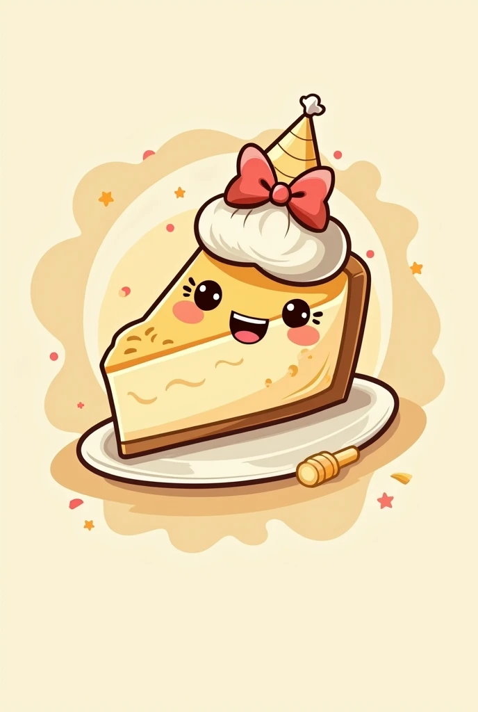 create a food business logo "Cheesecake was born"