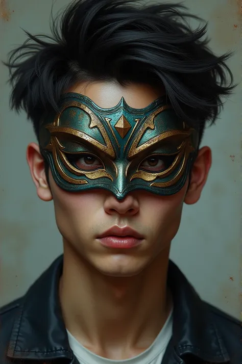 half japanese half filipino guy with a mask
