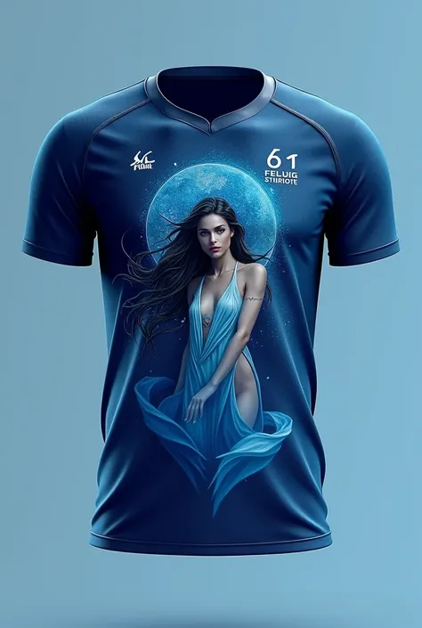 Creative Bluw jersey that have artemis theme
