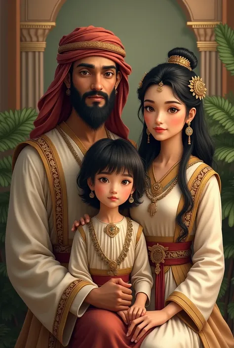 An Egyptian man married a Chinese woman and had 2 kids boy and girl