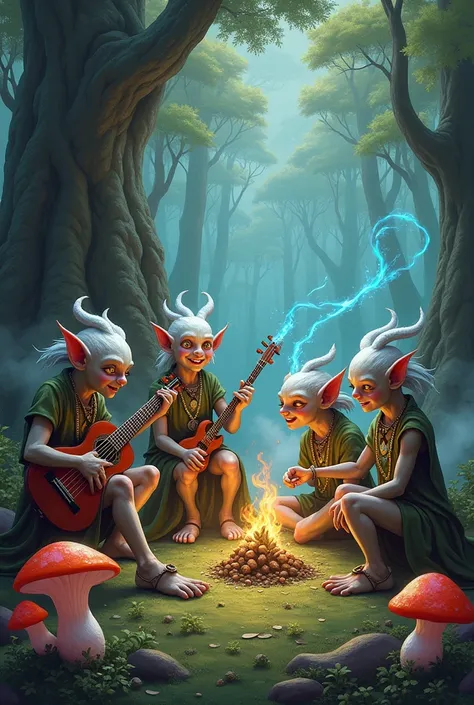 Weed-crazed elves making music 