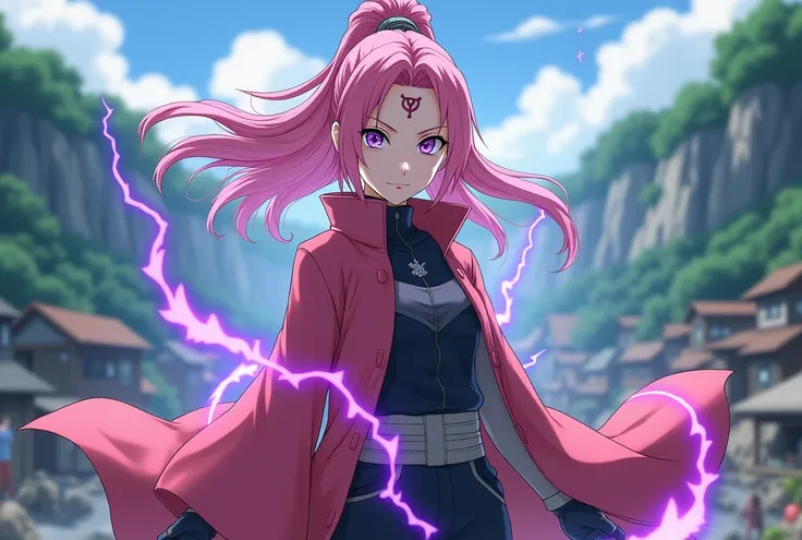 Create female characters with fusions of female characters from the Naruto anime 