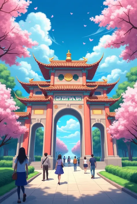 Anime version of CUET gate