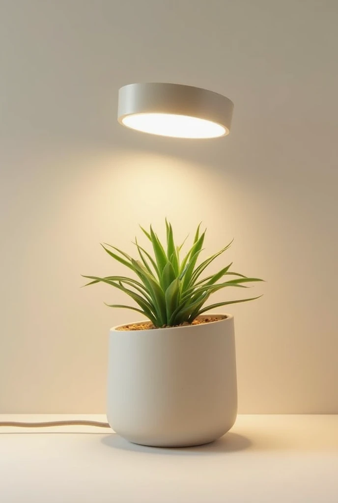 Lamp that can be used as a flower pot 