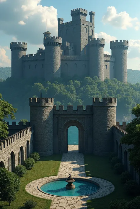 Otherys Castle is an imposing fortress located on a strategic hill, surrounded by a sturdy wall and tall watchtowers. Its walls are made of black stone, that shines in the sunlight. The castle is designed to resist invasions, with artillery and catapults p...