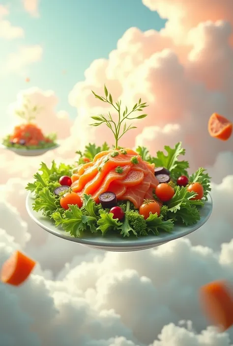 Flying Smoked Salmon Salad