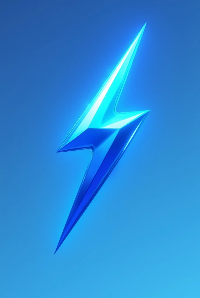 a blue lightning bolt logo con 6 puntas
