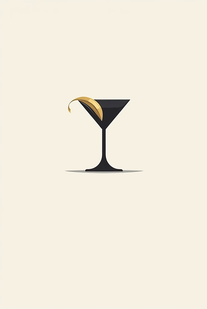 The letter K with the top forming a martini glass 