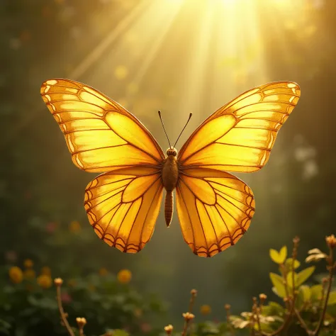 Golden butterfly 