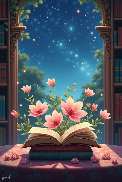 Flowers books stars