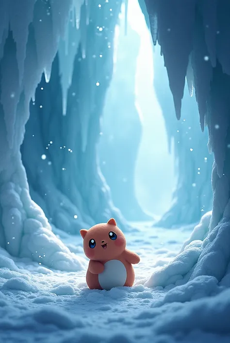 Diglett Pokémon in a ice cave 