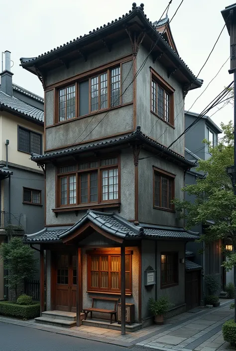 Old apartment building in Japan　exterior　Real