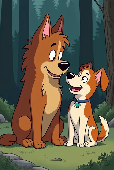 Dipper Pines and Mabel Pines naked having sex next to a dog