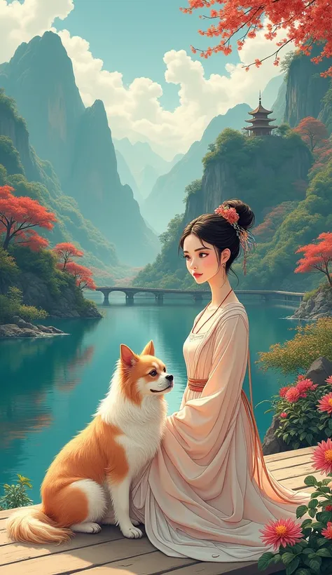 Chinese comics, Shih Tzu, A beautiful woman from the 5th century BC