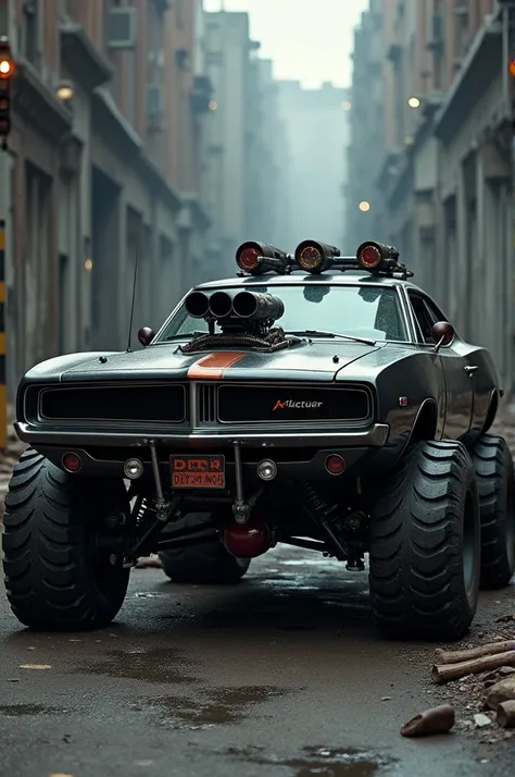 Convert a car dodge charger into a beast car