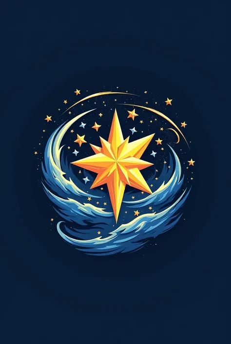 Casual called &#39;Star Exploration Team&#39;+Make a logo for an RPG game.
 I would like to have objects that represent shooting stars and objects that can represent adventures.