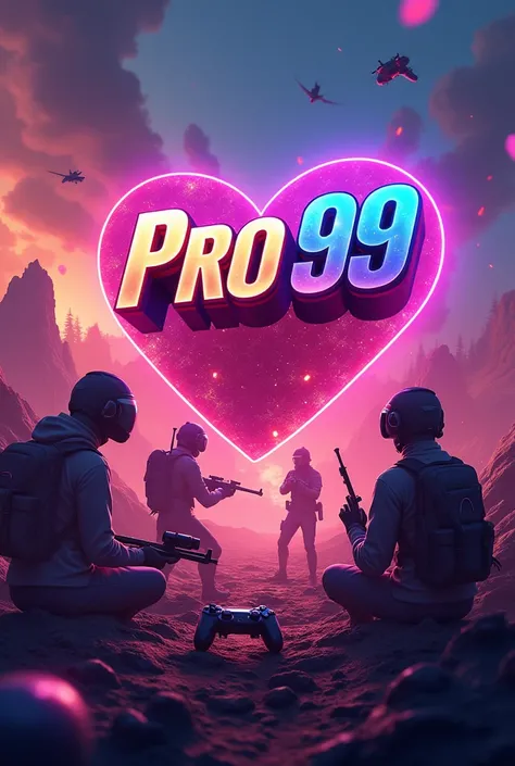 Design a YouTube banner for the channel named "PRO 99". The channel is focused on gaming videos, particularly on Free Fire. The banner should have a modern and energetic feel, reflecting the excitement of gaming. Include the text "PRO 99" prominently in th...